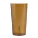 Cambro 1600P2153 Colorware Tumbler, 16.4 oz (1 pt), Amber SAN, Sani‑Rim Lip - 24/Case 1 image