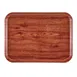 Cambro 16225304 Camtray Rectangular Tray, 16.5" x 22.5", Fiberglass, Wood, Dishwasher Safe, NSF 1 image