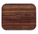 Cambro 16225308 Camtray Rectangular Tray, 16½" x 22½" Fiberglass, Burma Teak Wood, NSF 1 image