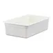 Cambro 16CW148 Full-Size 20.6‑Quart 6" Deep Polycarbonate Food Pan, White, NSF 1 image