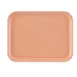 Cambro 1826117 Rectangular Fiberglass Tray, Dark Peach, NSF, Dishwasher Safe 1 image