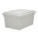 Cambro 182612P148 Storage Box, 18" x 26" x 12" (17‑gal), White Polyethylene, NSF, Dishwasher Safe 2 image