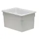 Cambro 182615P148 Box, 22‑Gal, 18" x 26" x 15" Polyethylene, Natural White, NSF, Dishwasher Safe 1 image
