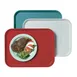 Cambro 1826CL674 Camlite Tray – 17-7/8" x 25-3/4" Steel Blue Fiberglass, Dishwasher Safe, NSF 1 image