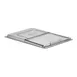 Cambro 1826SCCW135 SlidingLid Cover, Clear Polycarbonate, Fits 18" x 26" Tray, NSF 1 image