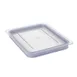 Cambro 20CWGL135 GripLid Clear Polycarbonate GN 1/2 Cover, Flat Lid 10-7/8" x 12-3/4", FDA/NSF 1 image