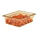 Cambro 20HPCH150 H‑Pan 1/2‑Size Amber Plastic Cover with Handle, Non‑Stick, -40°F to 300°F, NSF 2 image