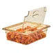 Cambro 20HPLN150 Heat H‑Pan FlipLid 1/2‑Size Amber Lid, Spoon‑Notched, Hinged, -40°F to 300°F NSF 2 image