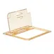 Cambro 20HPLN150 Heat H‑Pan FlipLid 1/2‑Size Amber Lid, Spoon‑Notched, Hinged, -40°F to 300°F NSF 1 image