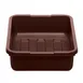 Cambro 21155CBP131 Cambox® Bus Box, 15-1/4"L x 20-1/4"W x 4-15/16"D, Dark Brown, Hi-Gloss Plastic, 1-Compartment 1 image