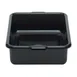 Cambro 21155CBR110 Cambox® Bus Box, 15-1/4"L x 20-1/4"W x 4-15/16"D, 1-Compartment, Hi-Impact Plastic, Black 1 image