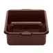 Cambro 21155CBR131 Cambox® Bus Box, 15-1/4"L x 20-1/4"W x 4-15/16"D, Dark Brown, Hi-Impact Plastic, NSF 1 image