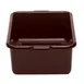 Cambro 21157CBR131 Cambox® Bus Box, 15-3/16"L x 20-3/16"W x 6-15/16"D, Dark Brown, Hi-Impact Plastic, 1-Compartment 1 image