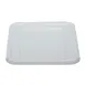 Cambro 2115CBCP148 Bus Box Tub Cover, 15-1/2"L x 20-1/2"W, White Hi-Gloss Plastic 1 image