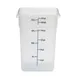 Cambro 22SFSPP190 Food Container, 22‑Qt 11‑¼"L×12‑¼"W×15‑¾"H Square, PP, Dishwasher‑Safe, NSF 1 image