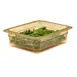 Cambro 23CLRHP150 H‑Pan Colander, 3" Amber Plastic, Fits 1/2‑Size Pans, NSF, -40°F to 300°F, US 2 image