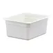 Cambro 26CW148 Camwear Food Pan, 9.4 Qt 1/2 Size, 6" Deep Polycarbonate White, NSF 1 image