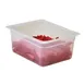 Cambro 26PP190 - Half-Size 6" Deep Translucent Polypropylene Food Pan, NSF 2 image