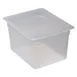 Cambro 28PP190 - 1/2 Size 8" Deep Translucent Polypropylene Food Pan, NSF 1 image