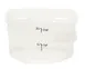 Cambro 2RFSPROPP190 - FreshPro 2 Qt Container, 7.5" L x 7.5" W x 4.2" H, PP, NSF, Dishwasher Safe 1 image