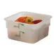 Cambro 2SFSP148 2 Qt, 7¼" L x 7¼" W x 3⅞" H, White PE, Dishwasher‑Safe, NSF Only 2 image