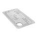 Cambro 30CWLN135 1/3‑Size Clear Polycarbonate Flip Lid, Notched Slot, Hinged, NSF – 12×12×2" Fit 1 image