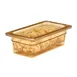 Cambro 30HPC150 – 1/3‑Size Flat Amber Plastic Lid, -40°F to 300°F, NSF 2 image
