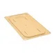 Cambro 30HPC150 – 1/3‑Size Flat Amber Plastic Lid, -40°F to 300°F, NSF 1 image