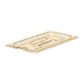 Cambro 30HPCHN150 H‑Pan 1/3‑Size Amber Lid Spoon‑Notch Handle -40°F to 300°F NSF Non‑Stick 1 image