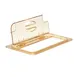 Cambro 30HPLN150 - 1/3‑Size Amber FlipLid Pan Cover, Spoon‑Notched Hinged, -40°F To 300°F, NSF 1 image