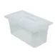 Cambro 30PPCHN190 1/3‑Size Translucent PP Pan Cover With Handle & Spoon Notch, NSF 2 image