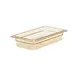 Cambro 32HP150 H‑Pan 1/3‑Size Pan, 2‑1/2″ Deep, Amber Non‑Stick, -40°F to 375°F, NSF 1 image
