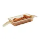 Cambro 32HP2H150 H‑Pan 1/3‑Size, 2‑1/2″ Deep Amber Plastic Pan, Handle, -40°F to 375°F, NSF 2 image