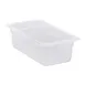 Cambro 34PP190 - 1/3 Size 4" Deep Translucent Polypropylene Food Pan, NSF 1 image
