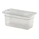 Cambro 35CLRCW135 Colander - 1/3 Size Clear Polycarbonate, 6-15/16" x 12-3/4" x 5" Deep, NSF 2 image