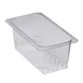 Cambro 35CLRCW135 Colander - 1/3 Size Clear Polycarbonate, 6-15/16" x 12-3/4" x 5" Deep, NSF 1 image