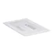 Cambro 40PPCH190 1/4‑Size Translucent Polypropylene Pan Cover with Handle, NSF 1 image
