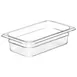 Cambro 42CW135 Food Pan – 1/4 Size, 1.8 Qt, 2½" Deep, Clear Polycarbonate, NSF 1 image