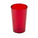 Cambro 500P2156 5.2-oz Ruby Red SAN Tumbler, 2-1/4" Top Dia, Finish, Dishwasher Safe - 24/Case 1 image