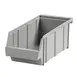 Cambro 5412CBP480 Condiment Organizer Bin, 5" W x 12" D x 4-1/4" H, Gray Poly Plastic, Made in USA 1 image