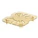 Cambro 60HPD150 H-Pan Drain Shelf, 1/6-Size Amber Pan, Non-Stick, -40°F to 300°F, NSF 1 image