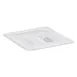 Cambro 60PPCH190 1/6 Size Handled Translucent Polypropylene Lid, NSF 1 image
