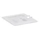 Cambro 60PPCHN190 1/6 Clear Polypropylene Pan Cover with Handle, Spoon‑Notched Slot, NSF 1 image