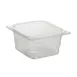 Cambro 63CLRPP190 Food Pan Colander 1/6 Clear, 6-3/8" x 6-15/16" x 3" Deep, NSF 1 image