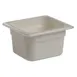 Cambro 64CW148 Camwear Food Pan – 1/6 Size, 1.6 Qt, 4" Deep Polycarbonate White, NSF 1 image