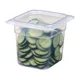 Cambro 66PP190 - 1/6 Size Translucent Polypropylene Food Pan, 6" Deep, NSF 2 image