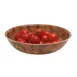 Cambro 6F301 Salad Bowl – 6‑Inch 14.3 Oz, Woodgrain, Basketweave Finish, Dishwasher Safe, Made in USA 2 image