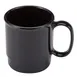 Cambro 75CW110 Cup – 7.5 oz, 4‑1/16" Dia x 3‑3/16" H, Black Polycarbonate, NSF‑Listed 1 image