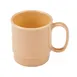 Cambro 75CW133 - 7.5 oz Beige Poly Cup, 4‑1/16" Dia x 3‑3/16" H, Scratch‑Resistant, NSF, Made in USA 1 image