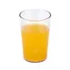 Cambro 800P152 - 7.8 oz Clear Textured SAN Tumbler, 2‑5/8" Diameter, Dishwasher Safe, USA - 72/Case 1 image